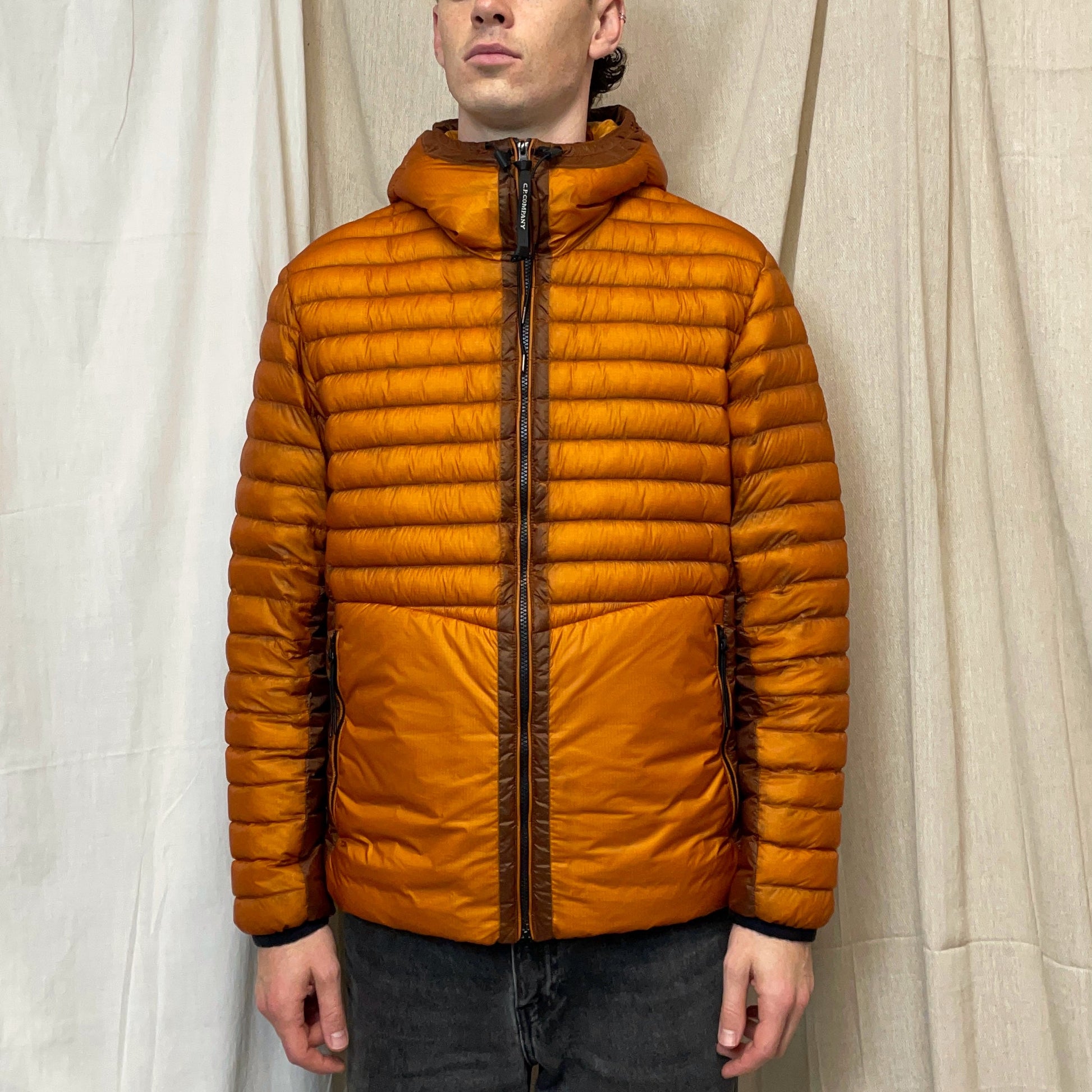 C.P. Company Orange AW24 DD Shell Goggle Down Puffer Jacket | XX-Large, Orange