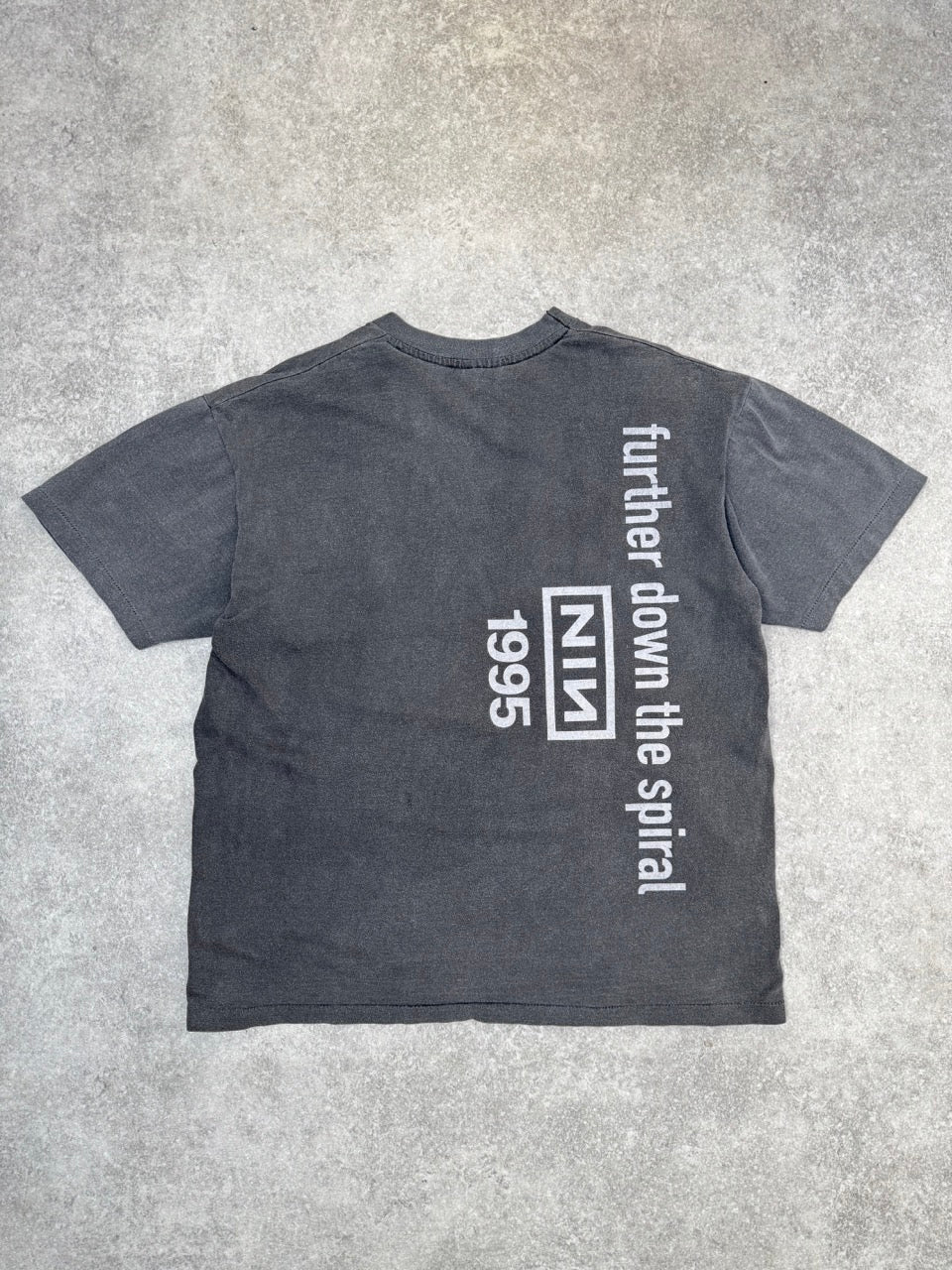 1994 Nine Inch Nails Further Down The Spiral Graphic Single Stitch Tee