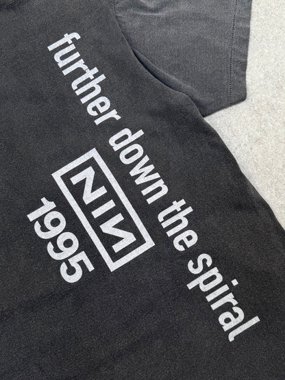 1994 Nine Inch Nails Further Down The Spiral Graphic Single Stitch Tee