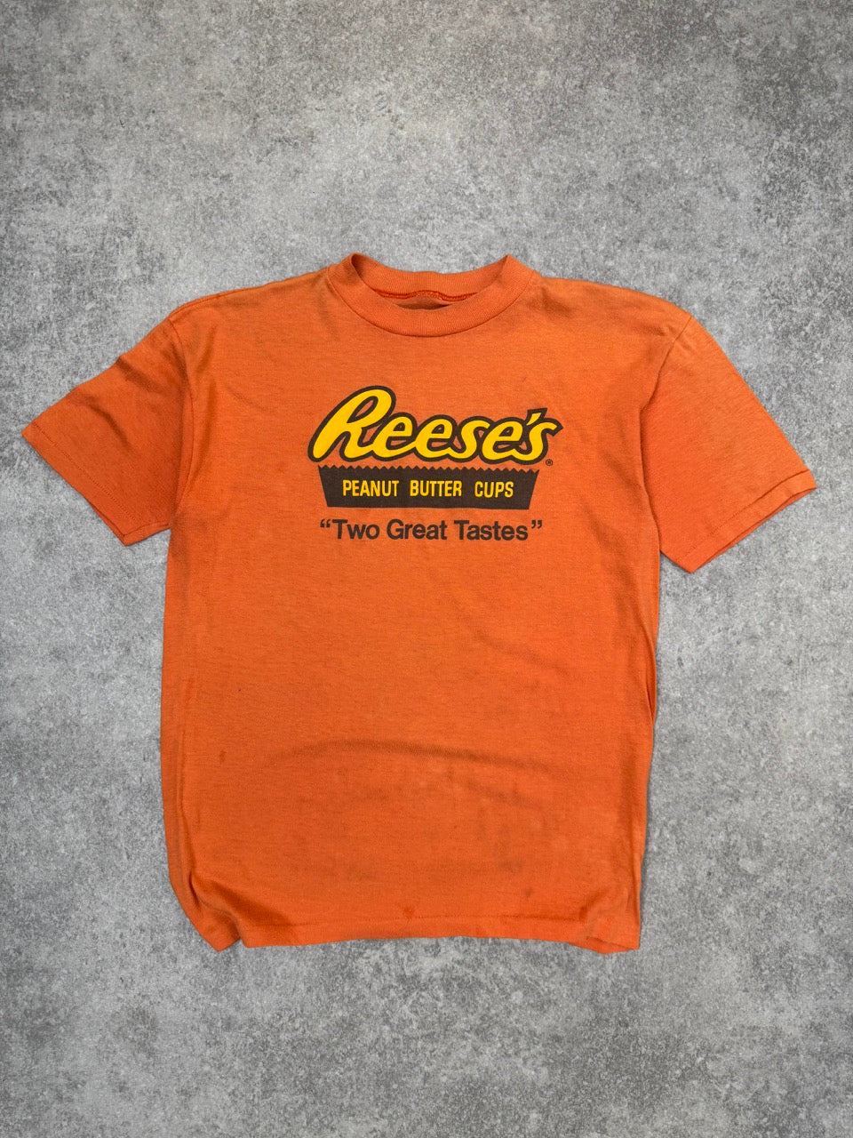 Reeces Peanut Butter Cups Two Great Tastes Graphic Single Stitch Tee