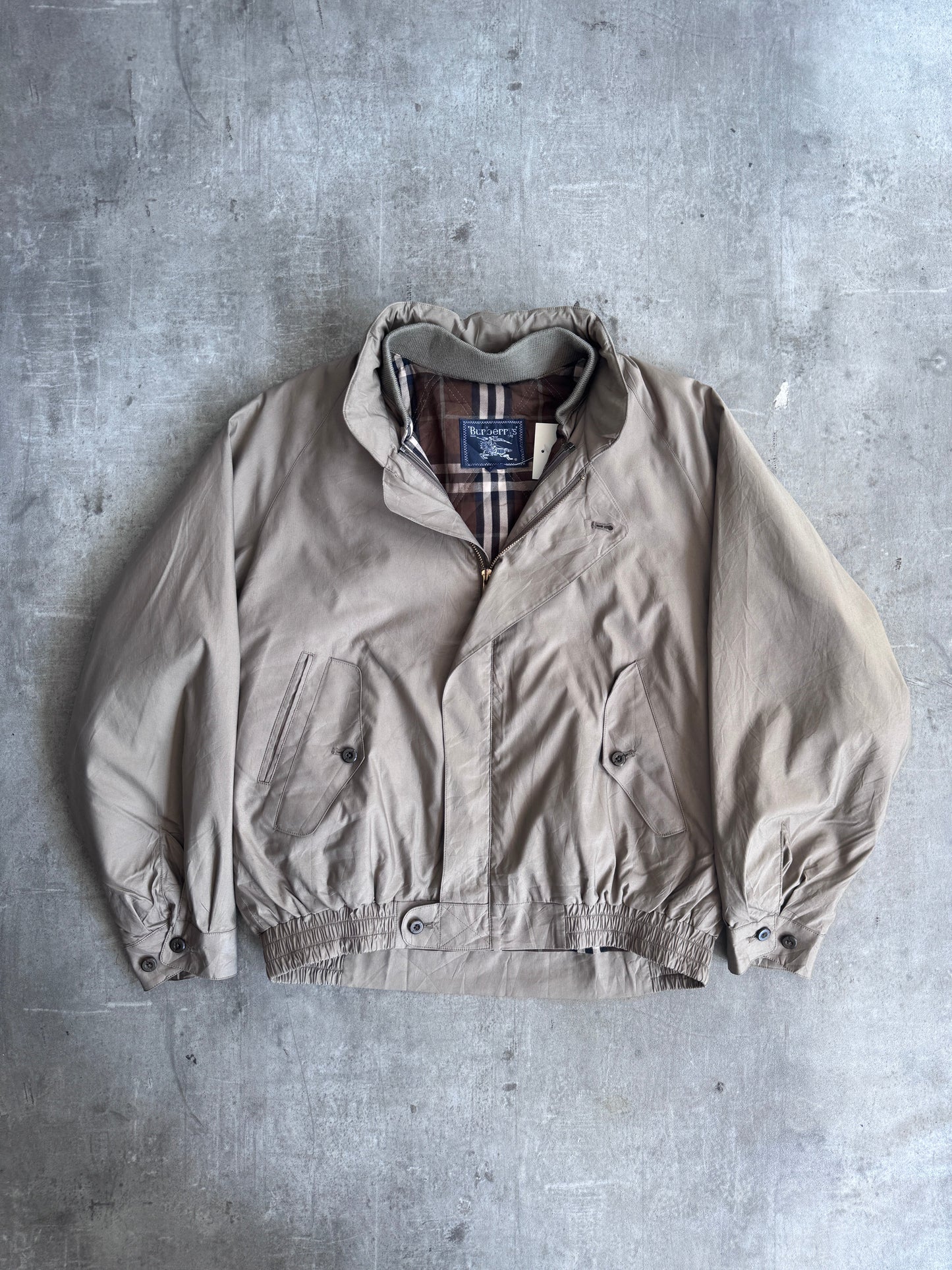 Burberry Nova Check Lined Modular Harrington Jacket | Default Title, Multicoloured