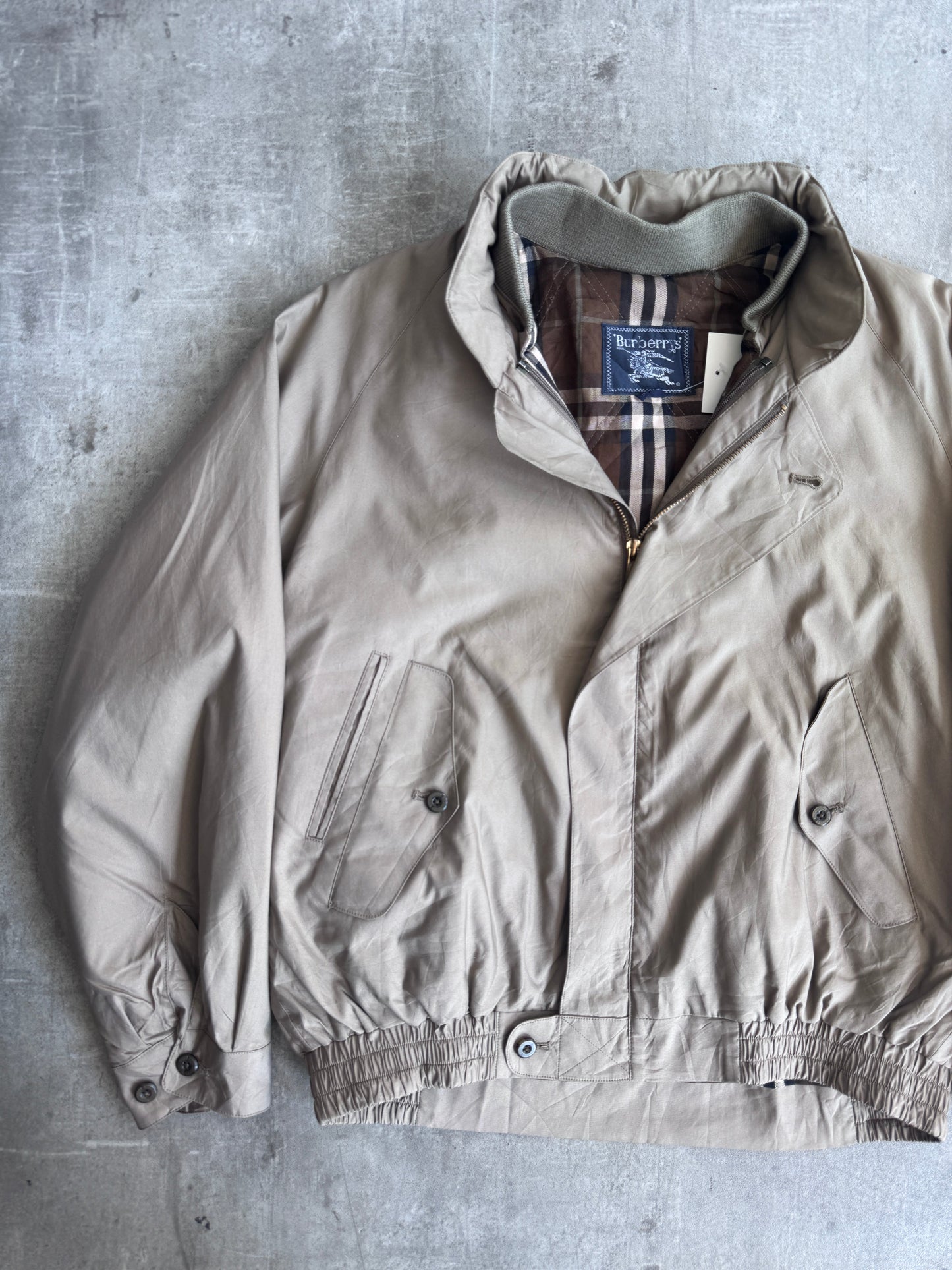 Burberry Nova Check Lined Modular Harrington Jacket | Default Title, Multicoloured