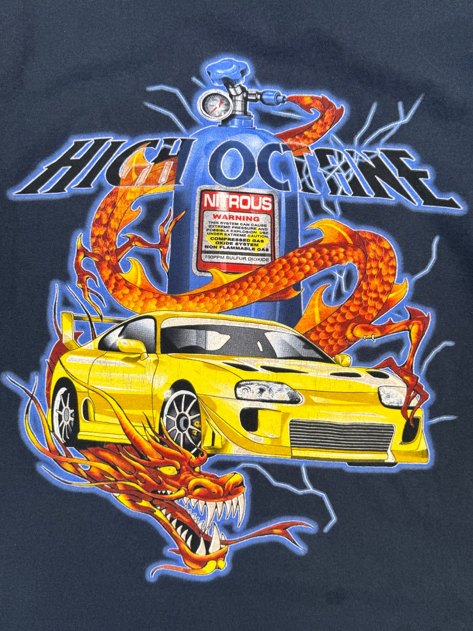 High Octane Dragon Double Sided Graphic Tee