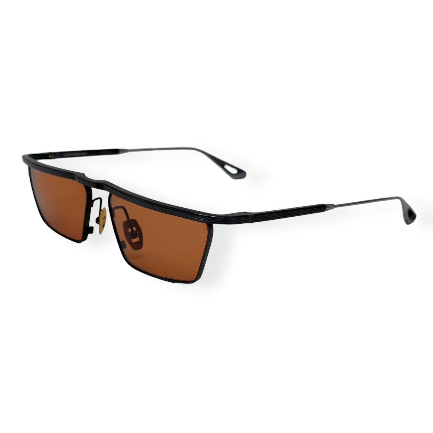 JACQUES MARIE MAGE BOGART LIMITED EDITION SUNGLASSES BLACK / ORANGE 143/200 | O/S, Black
