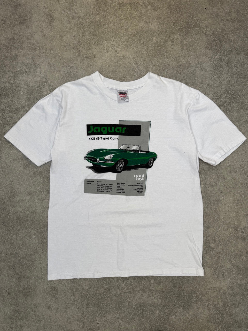 Jaguar Road Test Graphic Single Stitch Tee
