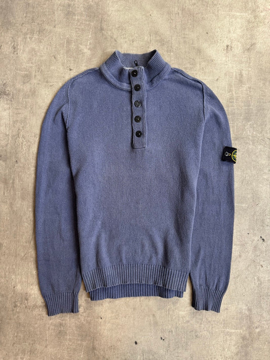 Stone Island Re-issue Washed Blue Knit Jumper