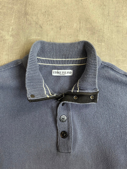 Stone Island Re-issue Washed Blue Knit Jumper