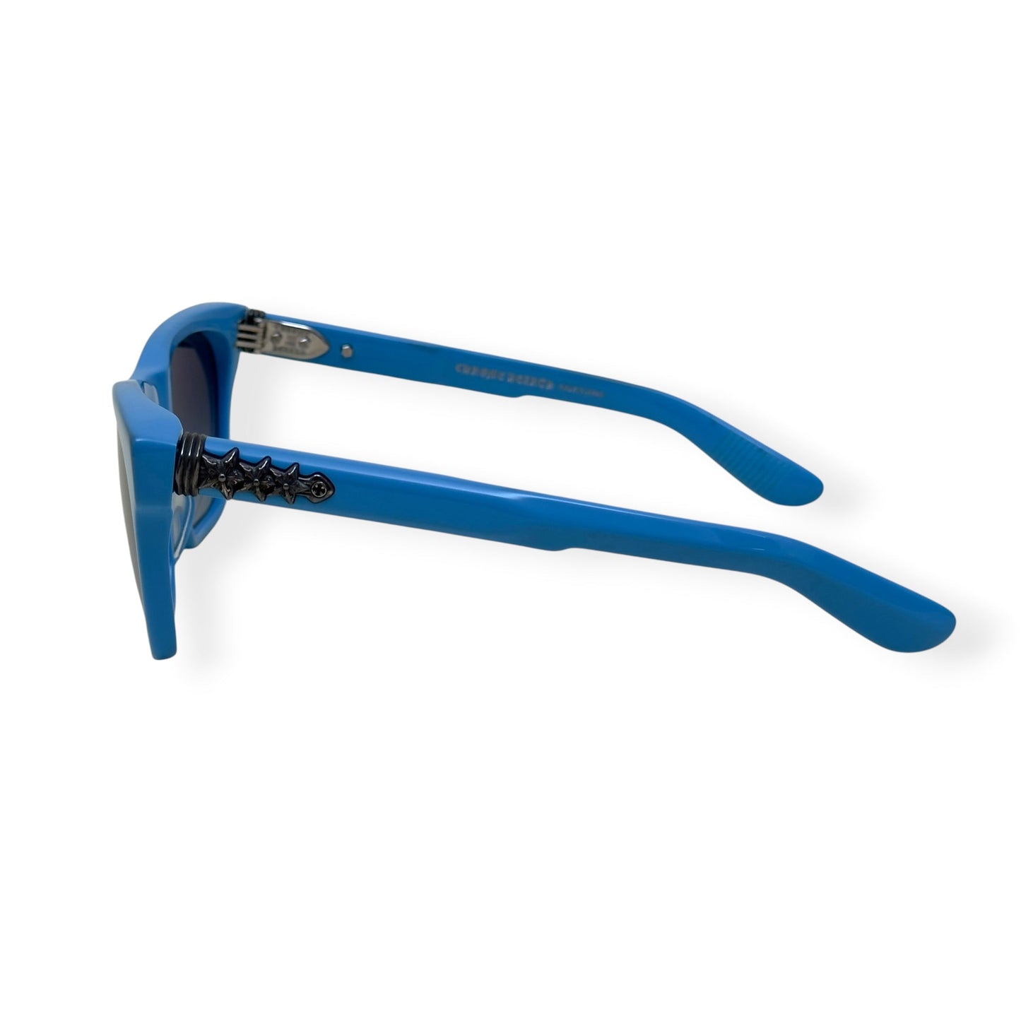 CHROME HEARTS CLITTERATI LIMITED EDITION SUNGLASSES BLUE | O/S, Blue