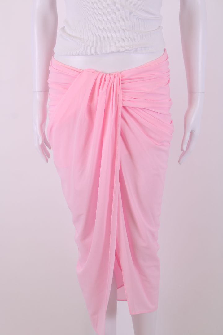 Jacquemus Draped Skirt Pink 8 | O/S, Pink