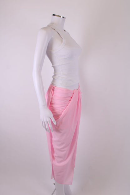 Jacquemus Draped Skirt Pink 8 | O/S, Pink