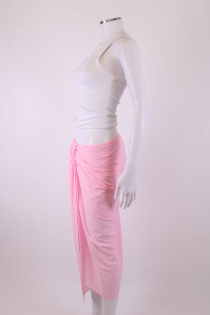 Jacquemus Draped Skirt Pink 8 | O/S, Pink