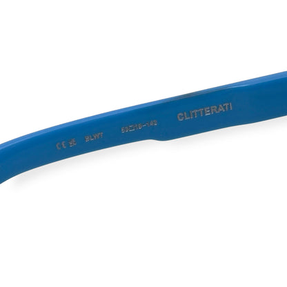 CHROME HEARTS CLITTERATI LIMITED EDITION SUNGLASSES BLUE | O/S, Blue