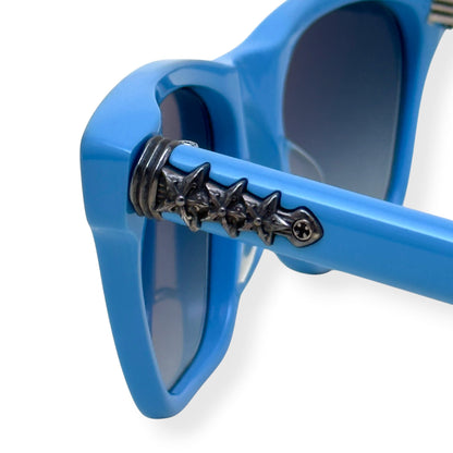 CHROME HEARTS CLITTERATI LIMITED EDITION SUNGLASSES BLUE | O/S, Blue