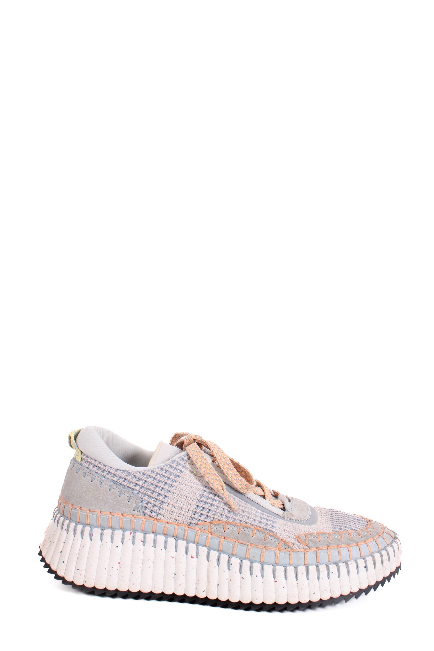Chloe Nama Stitch Trainers Blue/ Orange 39 | O/S, Blue