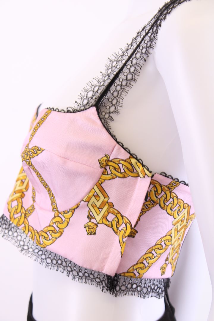 Versace Bralette Pink 10 | Medium, Pink