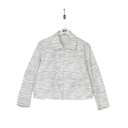 Issey Miyake Whiteout Tiger Camo Cropped Jacket SC:5782