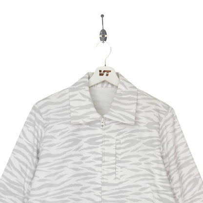 Issey Miyake Whiteout Tiger Camo Cropped Jacket SC:5782