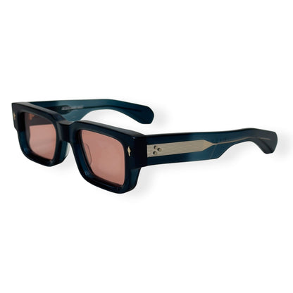 JACQUES MARIE MAGE ASCARI II SQUARE LIMITED EDITION SUNGLASSES TEAL 141/250 | O/S, Teal
