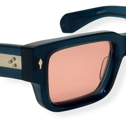 JACQUES MARIE MAGE ASCARI II SQUARE LIMITED EDITION SUNGLASSES TEAL 141/250 | O/S, Teal