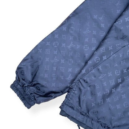 LOUIS VUITTON MONOGRAM REVERSIBLE WINDBREAKER JACKET BLACK / GREY 52 / L | Large, Black