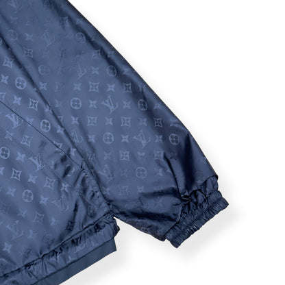 LOUIS VUITTON MONOGRAM REVERSIBLE WINDBREAKER JACKET BLACK / GREY 52 / L | Large, Black