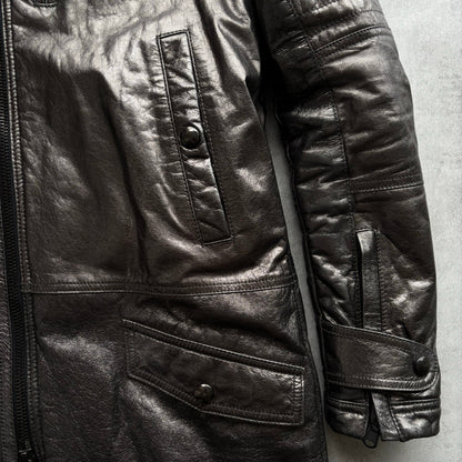 DIESEL BLACK GOLD FW14 LEATHER COAT | O/S, Multicoloured