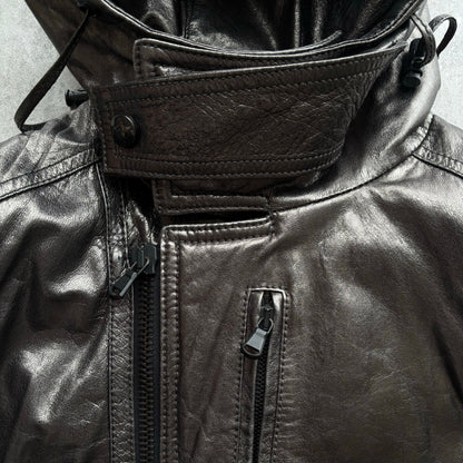 DIESEL BLACK GOLD FW14 LEATHER COAT | O/S, Multicoloured