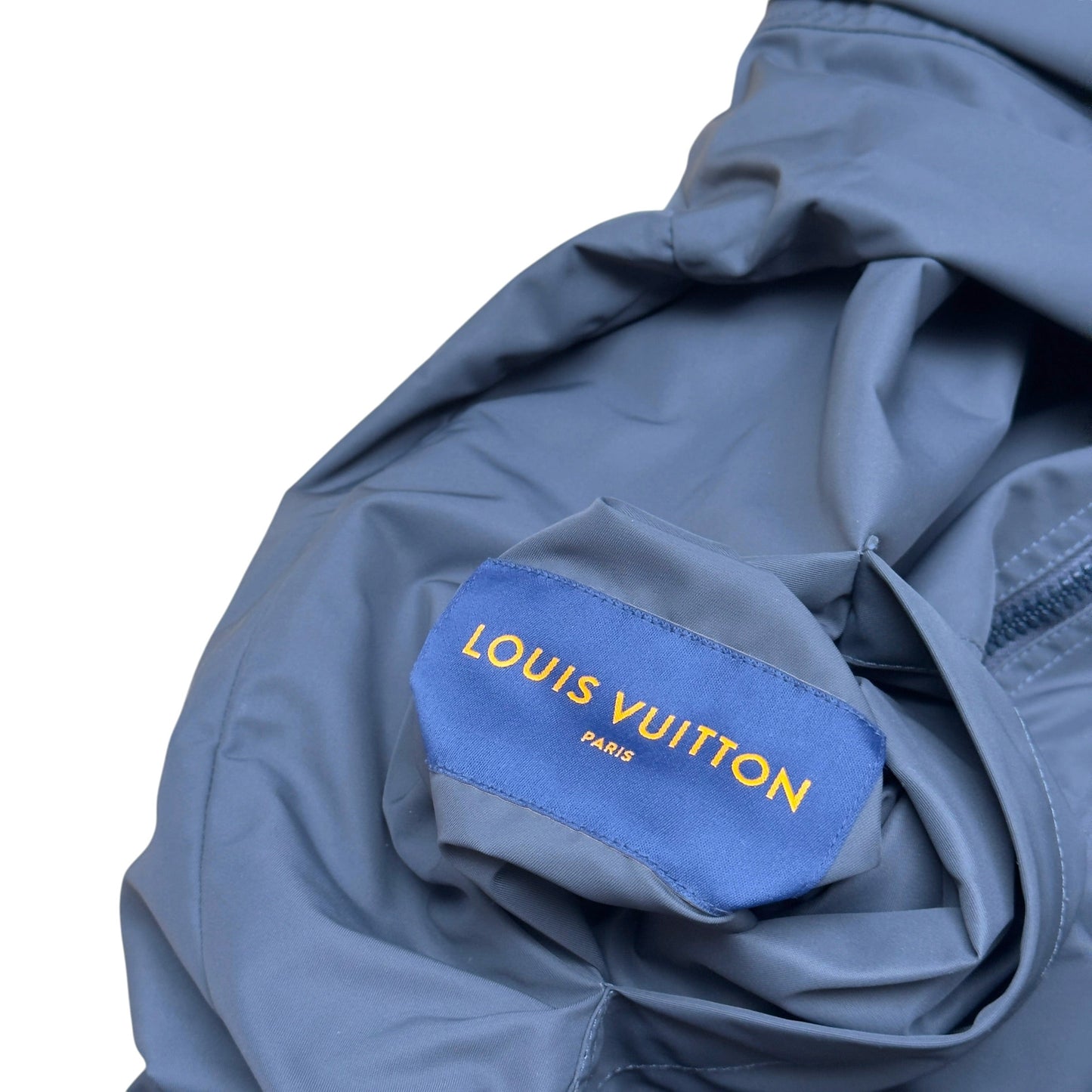 LOUIS VUITTON MONOGRAM REVERSIBLE WINDBREAKER JACKET BLACK / GREY 52 / L | Large, Black