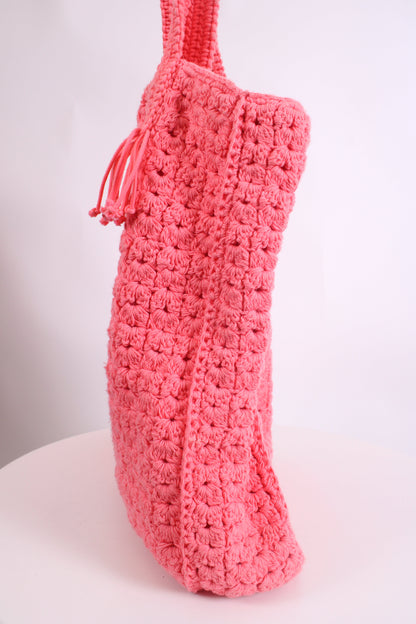 Zimmermann Crochet Tote Bag Coral | O/S, Coral