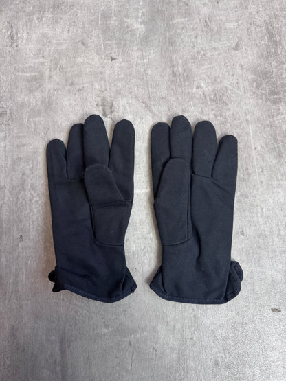 ICEBERG History Gilmar Black Cotton Tech Snow Gloves
