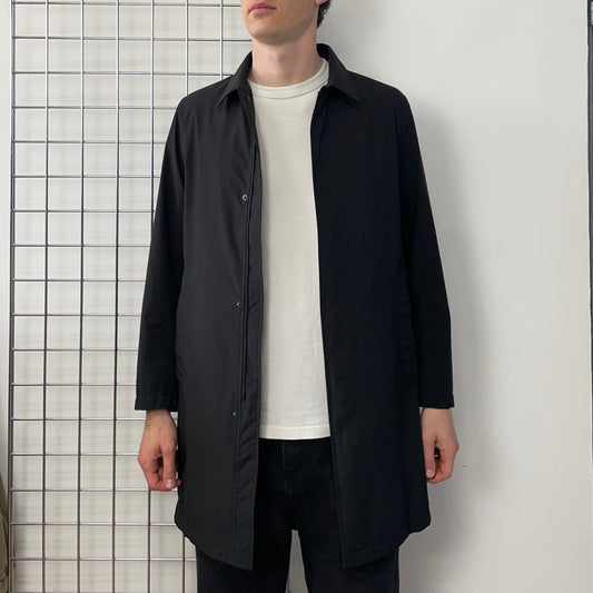 Prada Sport Black 2006 Longline Trench Coat | Medium, Black