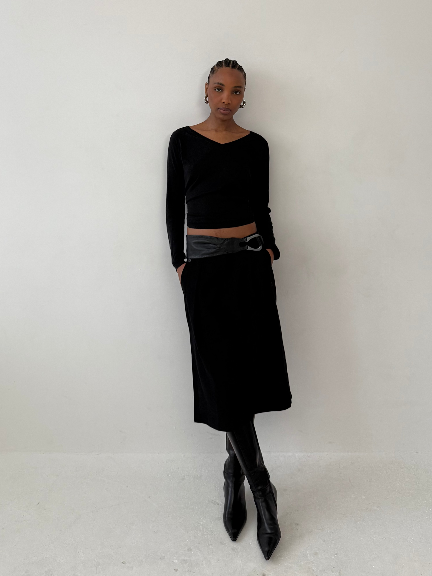 Long Tailored Shorts | Default Title, Black