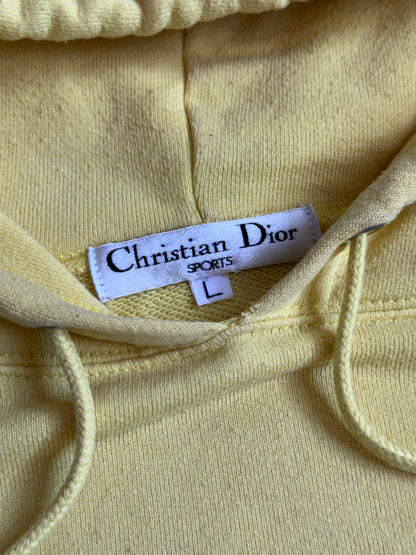 Christian Dior Sports Embroidered Drawcord Hooded Sweatshirt | Small, Multicoloured