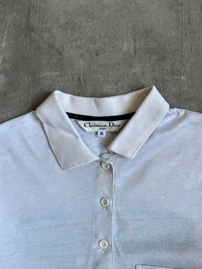 1990's Christian Dior Sports Stripe Detail Graphic Polo | Small, Multicoloured