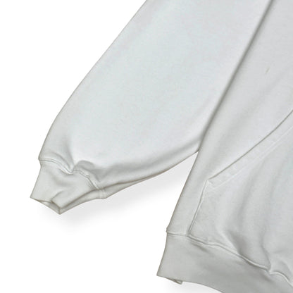 BALENCIAGA OVERSIZED BB LOGO HOODIE WHITE XS | XS, White