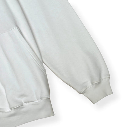 BALENCIAGA OVERSIZED BB LOGO HOODIE WHITE XS | XS, White