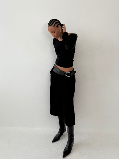 Long Tailored Shorts | Default Title, Black