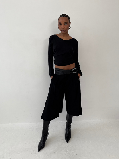 Long Tailored Shorts | Default Title, Black