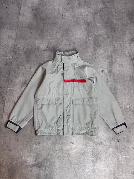 Prada Silver Luna Rossa Gore Tex Tech Jacket ART SGV218