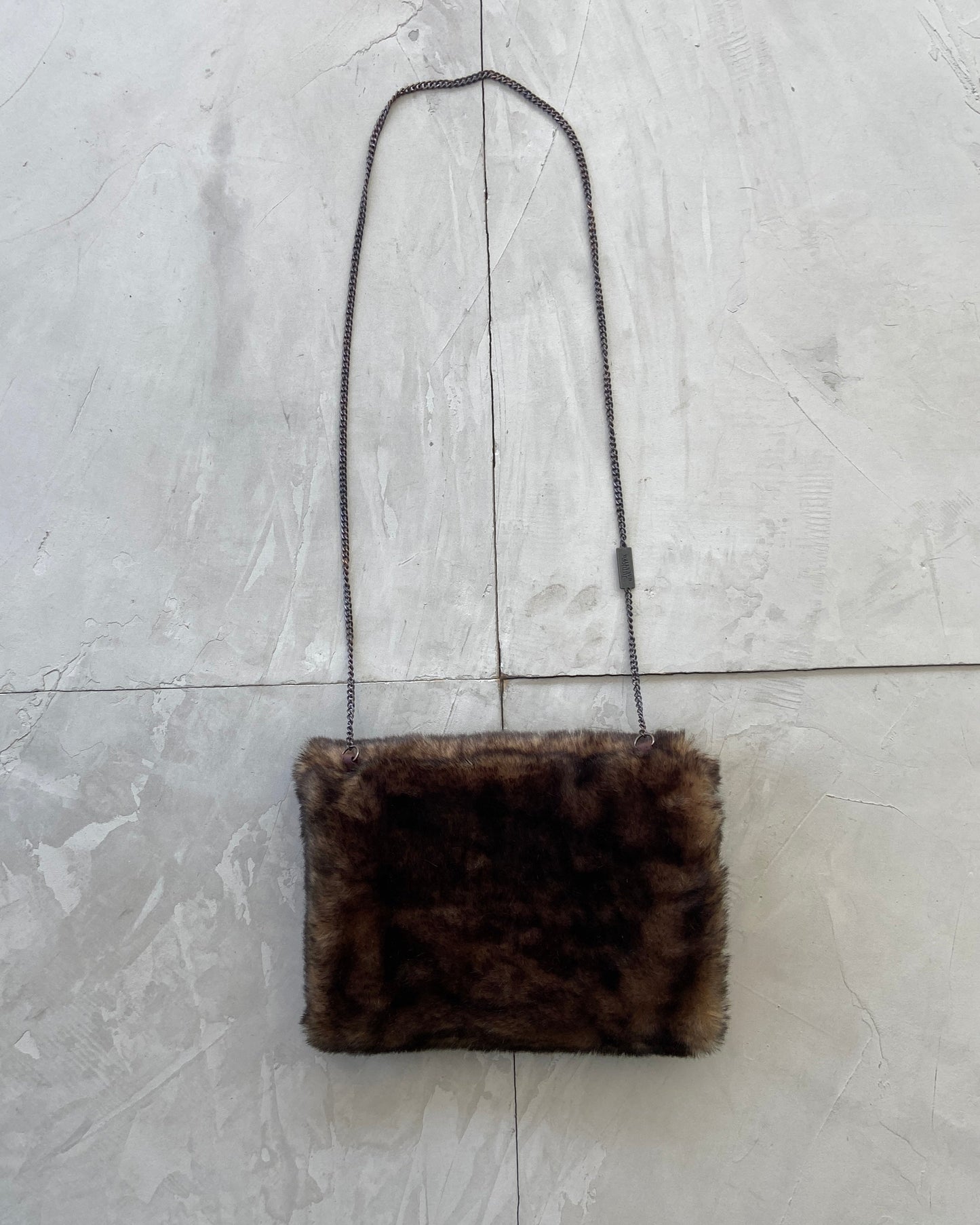 JUNIOR GAULTIER FAUX FUR 'ARM WARMER' BAG
