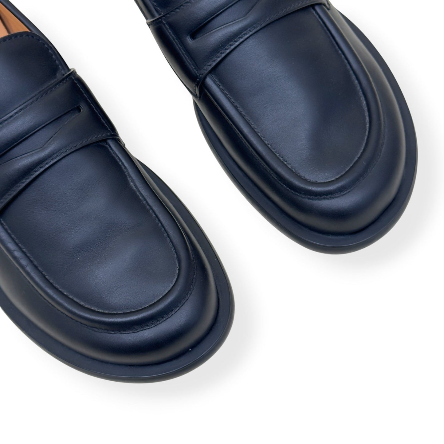 LOUIS VUITTON DANDY LEATHER LOAFER BLACK UK10 | UK 10, Black