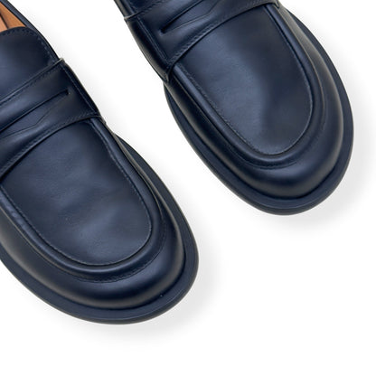 LOUIS VUITTON DANDY LEATHER LOAFER BLACK UK10 | UK 10, Black