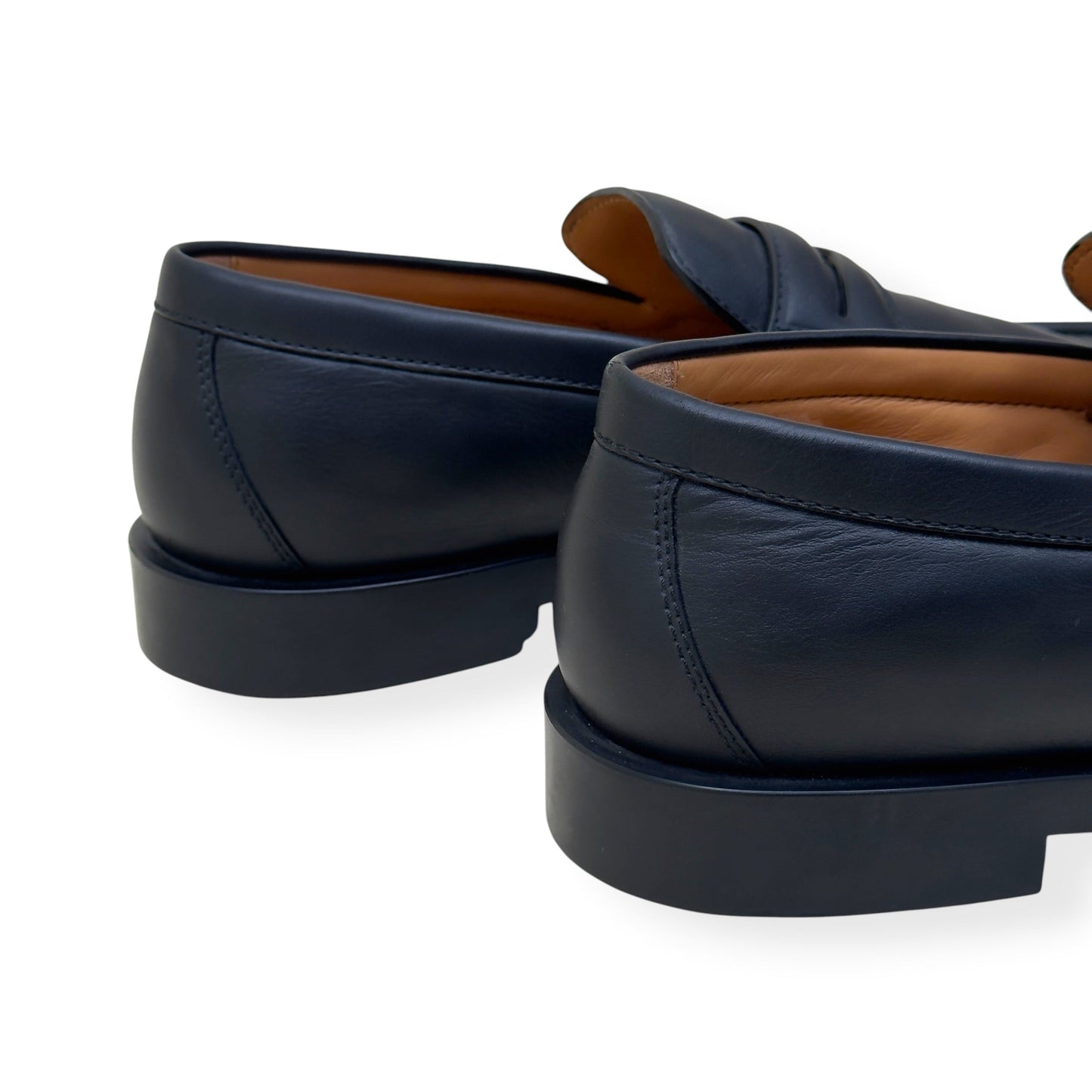 LOUIS VUITTON DANDY LEATHER LOAFER BLACK UK10 | UK 10, Black