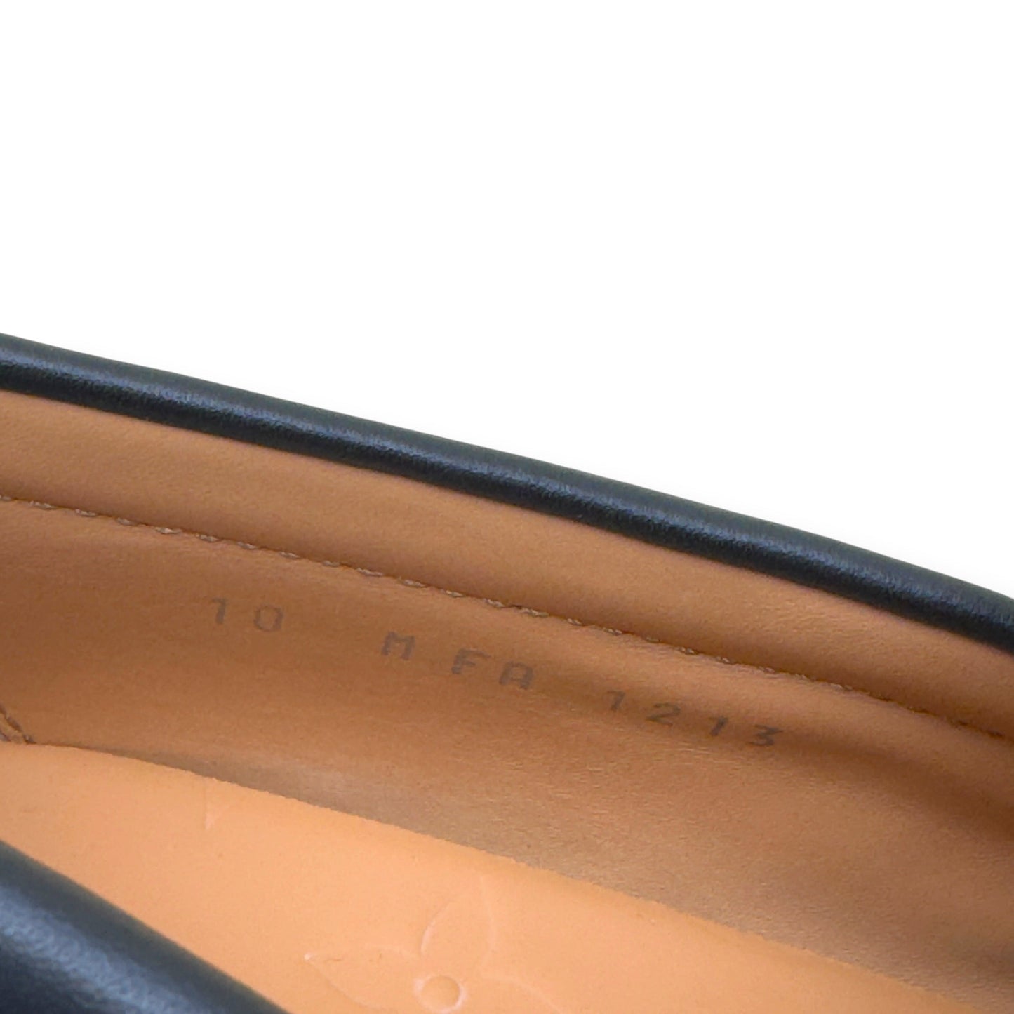 LOUIS VUITTON DANDY LEATHER LOAFER BLACK UK10 | UK 10, Black