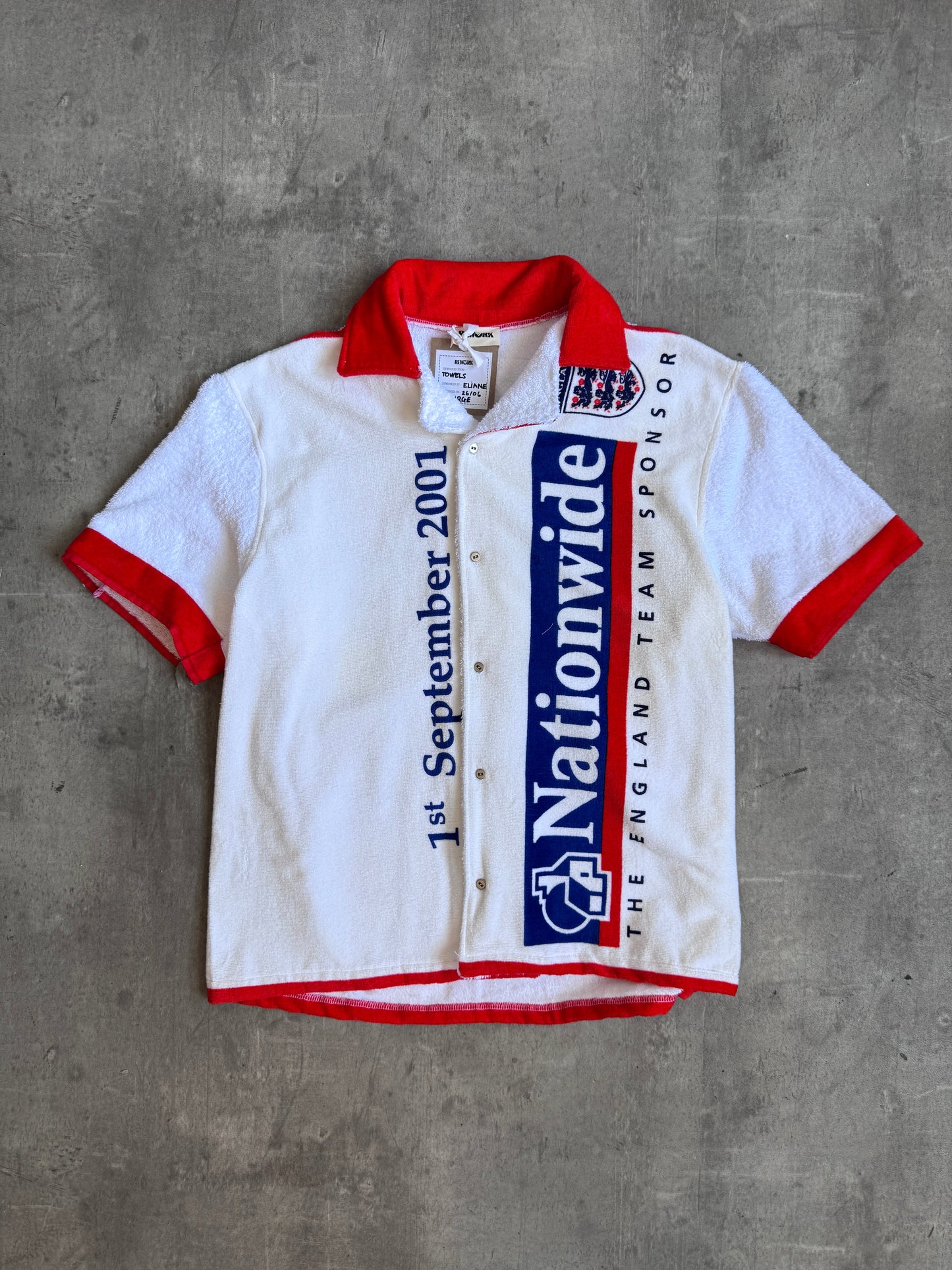 VT Rework: England x Germany Cloth SS Shirt | Large, Multicoloured