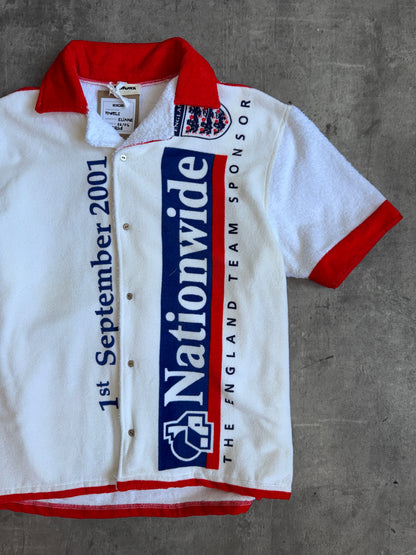 VT Rework: England x Germany Cloth SS Shirt | Large, Multicoloured