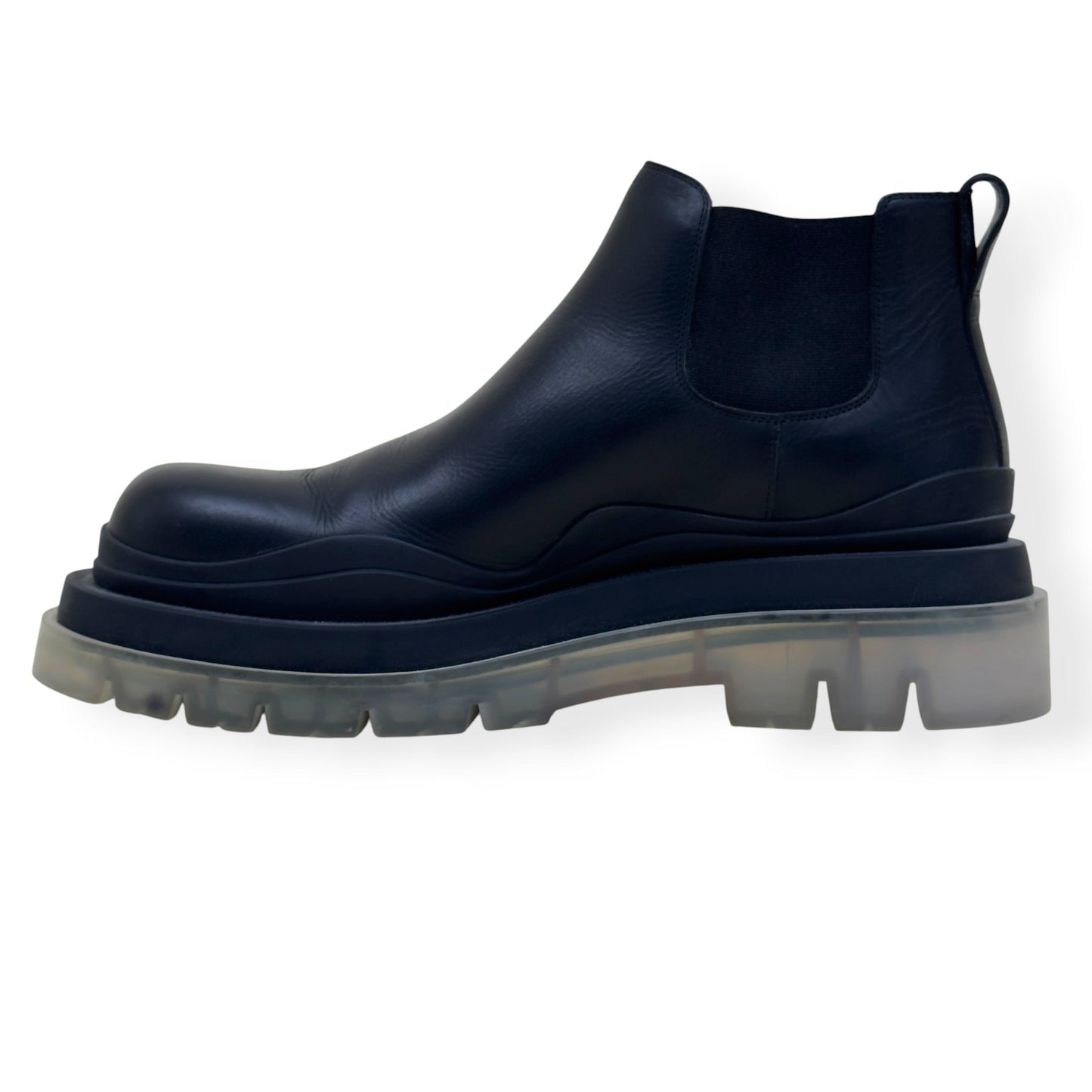 BOTTEGA VENETA TIRE CHELSEA BOOT BLACK 44 / UK10 | UK 10, Black