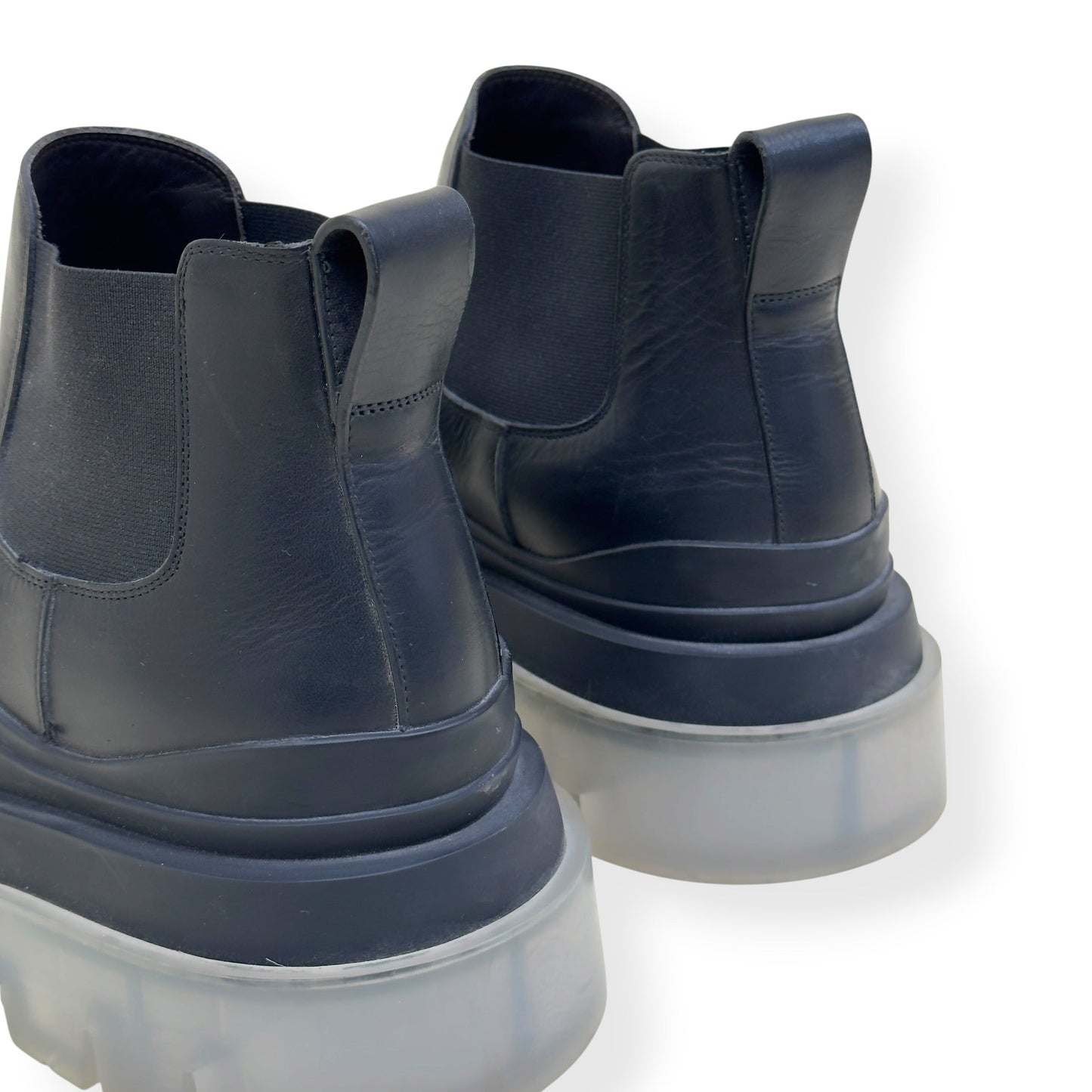 BOTTEGA VENETA TIRE CHELSEA BOOT BLACK 44 / UK10 | UK 10, Black