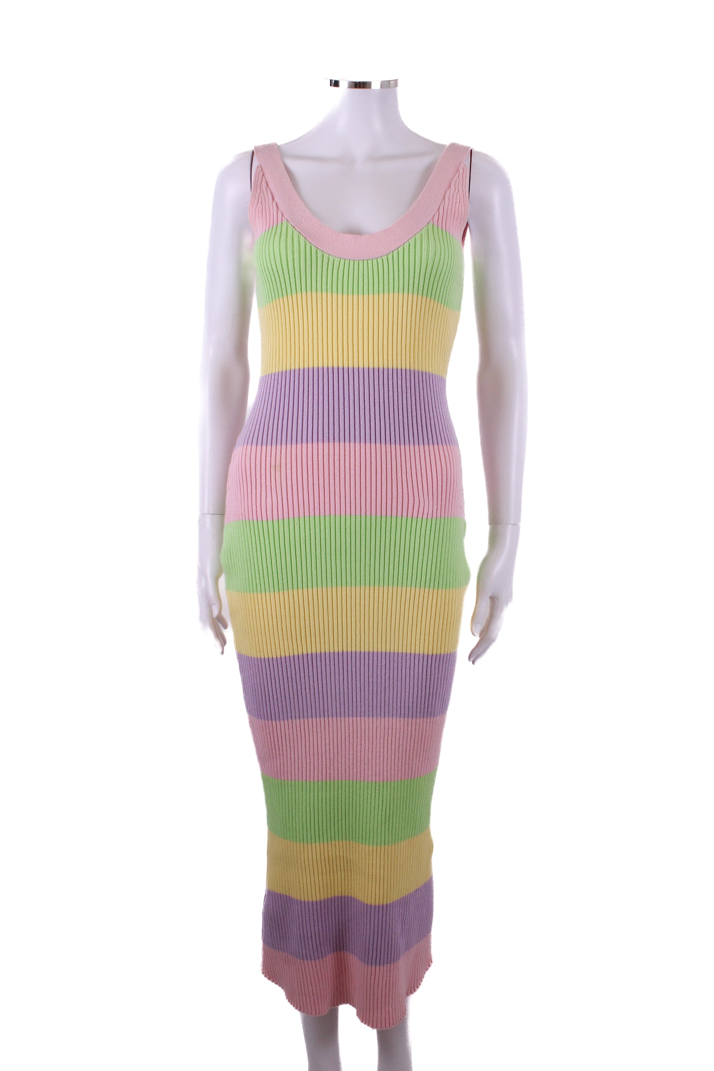 Olivia Rubin Knitted Bodycon Maxi Dress Multicolour XS | O/S, Multicolour