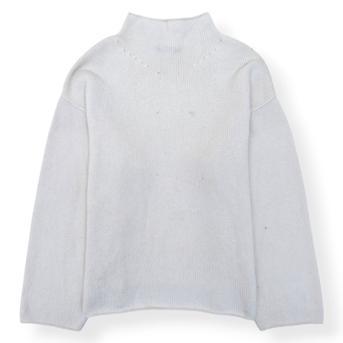 FEAR OF GOD MOCK NECK KNIT SWEATER CREAM XL | XL, Cream